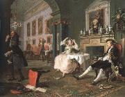 William Hogarth shortly after the marriage USA oil painting artist